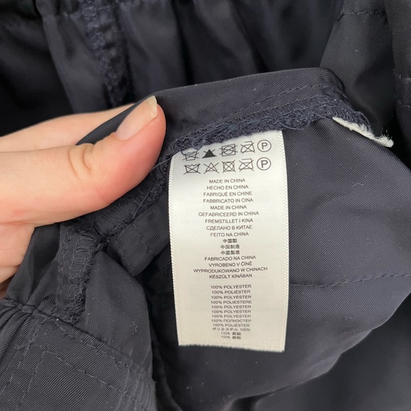 Michael Kors - Spring Jacket with Cinched Waist in Navy with Gold Toned Hardware - Picture 7 of 8